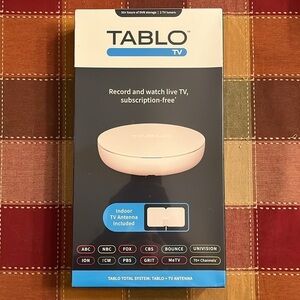 Brand New Tablo 4th Gen 2-Tuner 128GB Over the Air DVR & 35 Mile TV Antenna